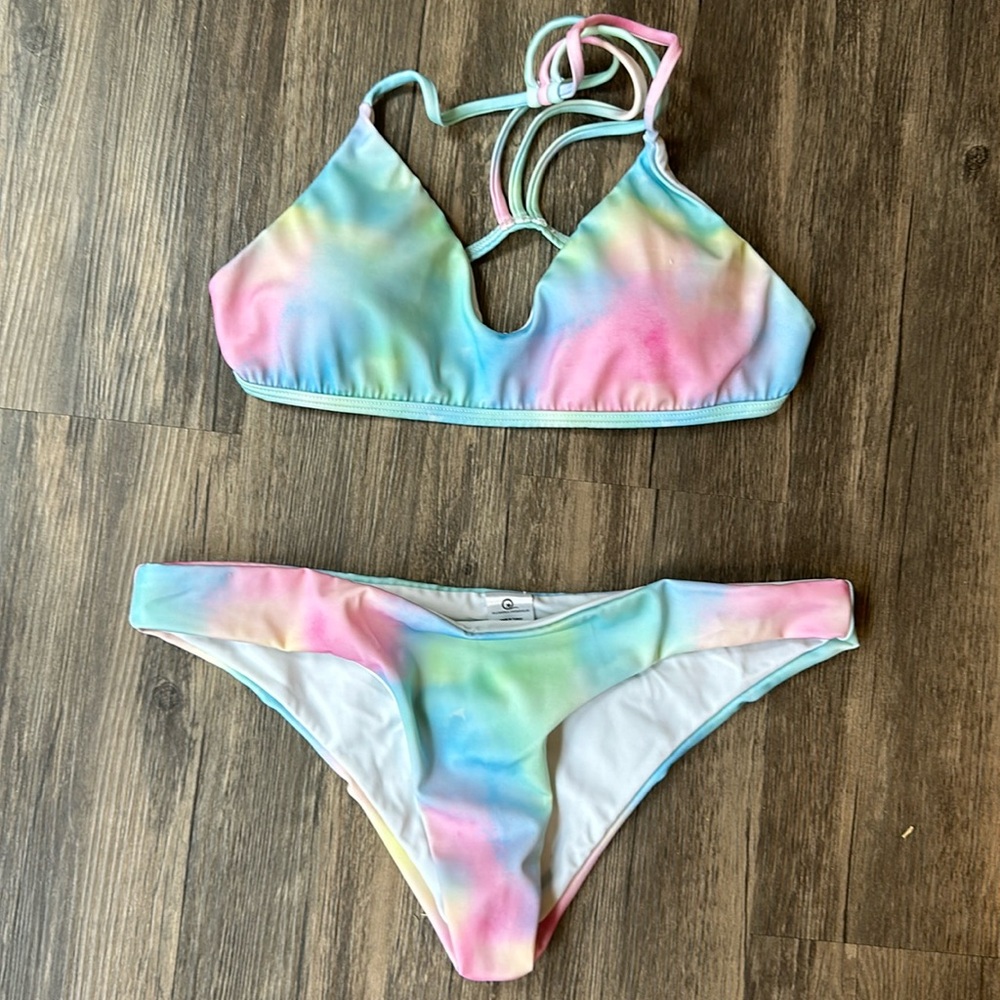 Tie dye bikini